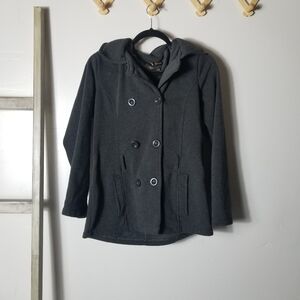 YMI DARK GRAY PEACOAT SIZE L